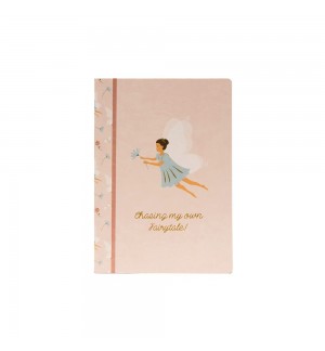 Caderno Agrafado A5 Pautado FAIRIES Rose 48Fls 1un