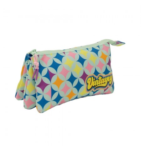 Estojo Triplo 22,5x11,5x2cm VINTAGEY Sparks