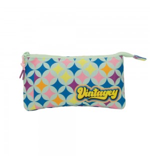 Estojo Triplo 22,5x11,5x2cm VINTAGEY Sparks