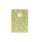 Caderno Agrafado A5 Pautado FLOWERS Verde 48Fls 1un