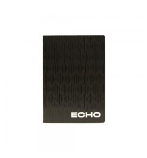 Caderno Agrafado A5 Quadriculado ECHO Preto 48Fls 1un