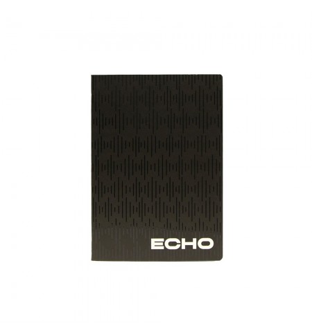 Caderno Agrafado A5 Quadriculado ECHO Preto 48Fls 1un