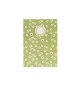 Caderno Agrafado A5 Quadriculado FLOWERS Verde 48Fls 1un