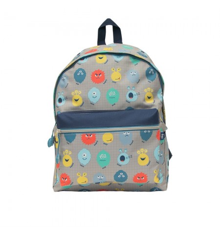 Mochila Escolar Clássica PLAY ME Monster 40x30x18cm