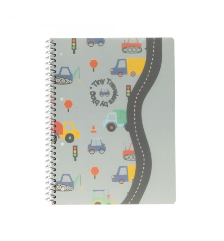 Caderno Espiral A4 Pautado PP PLAY ME Cars 80Fls 1un