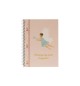 Caderno Espiral A5 Quadriculado FAIRIES Rose 80Fls 1un