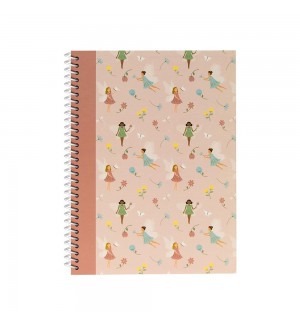 Caderno Espiral A4 Pautado FAIRIES Tale 80Fls 1un