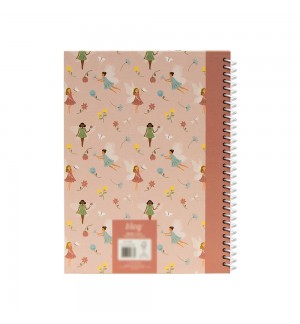 Caderno Espiral A4 Quadriculado FAIRIES Tale 80Fls 1un
