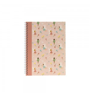 Caderno Espiral A5 Quadriculado FAIRIES Tale 80Fls 1un