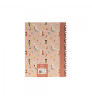 Caderno Espiral A5 Quadriculado FAIRIES Tale 80Fls 1un
