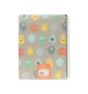 Caderno Espiral A4 Pautado PP PLAY ME Monster 80Fls 1un