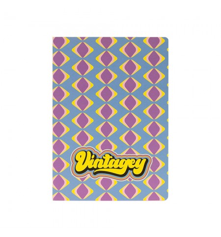 Caderno Agrafado A4 Pautado VINTAGEY Diamond 48Fls 1un