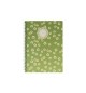 Caderno Espiral A5 Quadriculado FLOWERS Verde 80Fls 1un