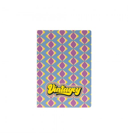 Caderno Agrafado A5 Quadriculado VINTAGEY Diamond 48Fls 1un