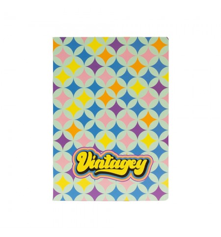 Caderno Agrafado A4 Pautado VINTAGEY Sparks 48Fls 1un