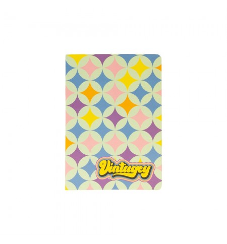 Caderno Agrafado A5 Pautado VINTAGEY Sparks 48Fls 1un