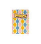 Caderno Agrafado A5 Quadriculado VINTAGEY Waves 48Fls 1un