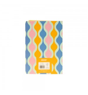 Caderno Agrafado A5 Quadriculado VINTAGEY Waves 48Fls 1un