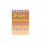 Caderno Agrafado A5 Quadriculado VINTAGEY Stripes 48Fls 1un