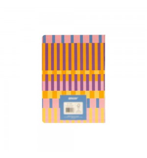 Caderno Agrafado A5 Quadriculado VINTAGEY Stripes 48Fls 1un