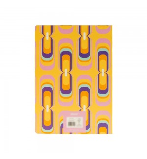 Caderno Agrafado A4 Quadriculado VINTAGEY Retro 48Fls 1un