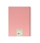 Caderno Espiral A4 Pautado LACES Rosa 80Fls 1un