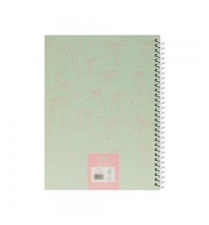 Caderno Espiral A4 Pautado LACES Verde 80Fls 1un