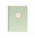 Caderno Espiral A4 Quadriculado LACES Verde 80Fls 1un