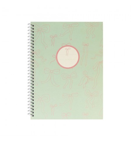 Caderno Espiral A4 Quadriculado LACES Verde 80Fls 1un