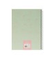 Caderno Espiral A4 Quadriculado LACES Verde 80Fls 1un