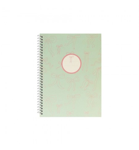 Caderno Espiral A5 Pautado LACES Verde 80Fls 1un
