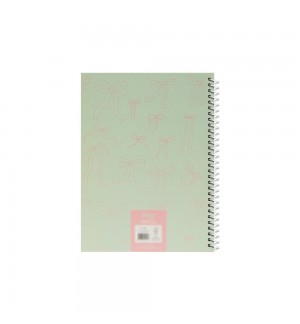 Caderno Espiral A5 Pautado LACES Verde 80Fls 1un