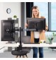 Suporte Mesa 2 Monitores 13-32 Pol 5 Movimentos