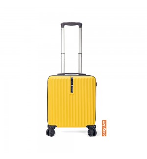 Mala Viagem com Trolley 34x44x20cm Amarelo 1un