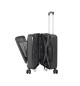 Mala Viagem com Trolley 39x55x23cm Preto 1un