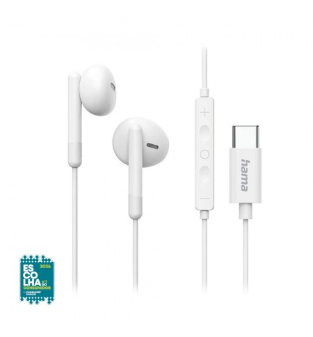 Auriculares USB-C Classy Branco