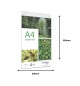 Expositor Parede 210x320mm A4 Vertical