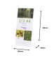 Expositor Mesa 060x100x210mm 1/3 A4 em L Vertical
