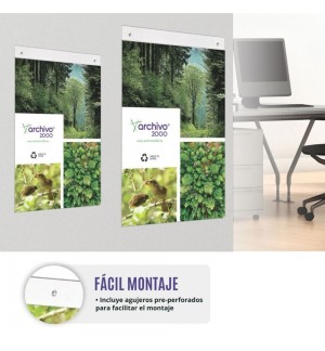 Expositor Parede A5 Vertical