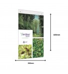 Expositor Parede 300x445x2mm A3 Vertical