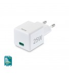 Carregador USB-C PD/QC 25W Rápido Mini-charger Branco