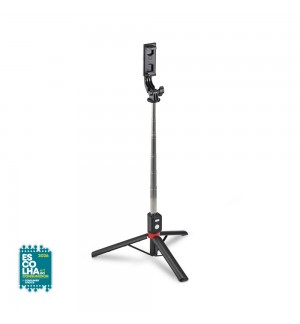 Tripé Smartphone c/Bluetooth Preto