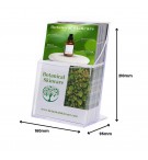 Expositor Mesa 095x160x210mm A5 Vertical