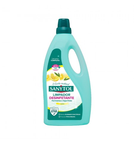 Detergente Lava Tudo Desinfetante SANYTOL Limão 1,2L
