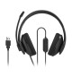 Headset Hama HS-USB300 V2 USB-A Preto