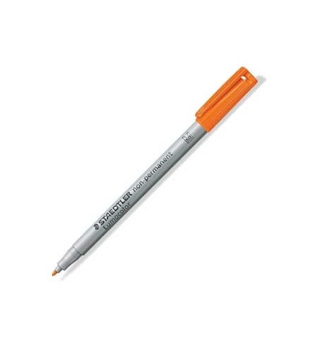 Marcador Médio Staedtler Lumocolor 315-4 1mm Laranja 1un