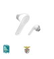 Auriculares Bluetooth Earbuds Freedom Light Benfica Branco