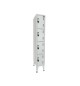 Cacifos Metálicos Simples 4 Cacifos 300x500x1900mm Cinza