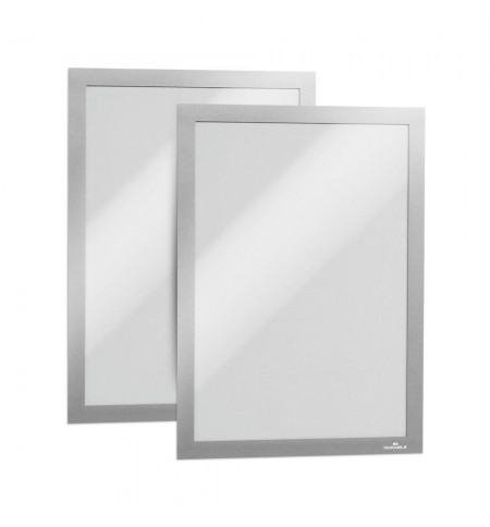 Moldura Adesiva A4 Duraframe 4872-23 Prata 2un