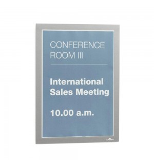 Moldura Adesiva A4 Duraframe 489923 Prata 1un